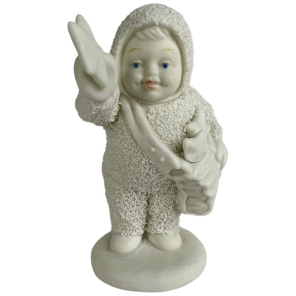Dept 56 Winter Tales of The Snowbabies With Hug And Kisses 2 Piece Figurine Box - Picture 2 of 16